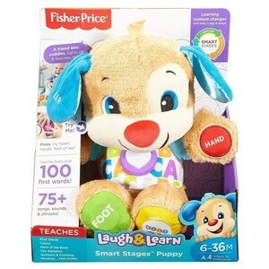 NWT Fisher-Price Laugh and Learn Smart Stages Puppy